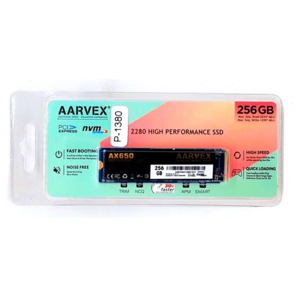 AARVEX INTERNAL SSD 256GB NVME (AX650)