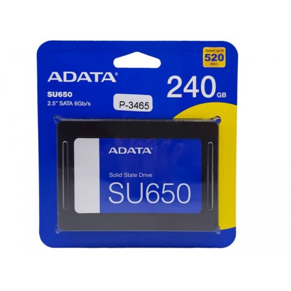 ADATA INTERNAL SSD 240GB SATA (SU630) / (SU650)