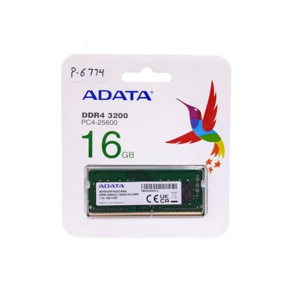 ADATA LAPTOP RAM 16GB DDR4 3200 MHZ