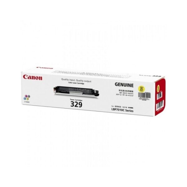 CANON TONER CARTRIDGE LASER JET 329 YELLOW (ORIGINAL)