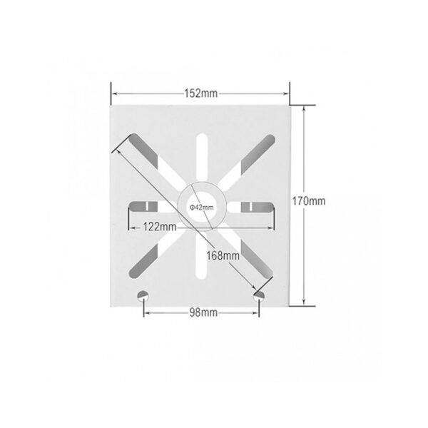 CCTV CAMERA POLE MOUNTING STAND UNIVERSAL COMPATIBLE (3 LOOPS)