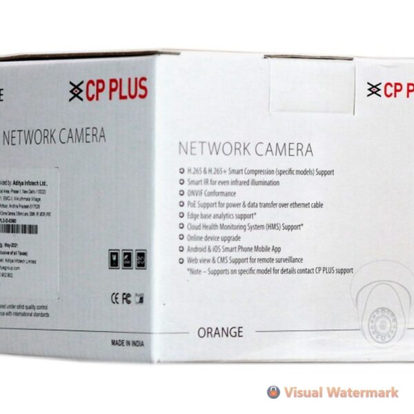 CP PLUS IP DOME 4MP (DA41PL3) 3.6MM