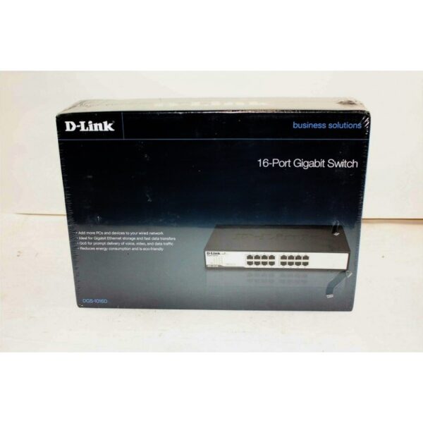 DLINK 16 PORT GIGA SWITCH DGS 1016D (METAL)