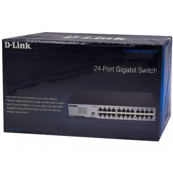 DLINK DESKTOP SWITCH 24 PORT GIGA (DGS 1024D)