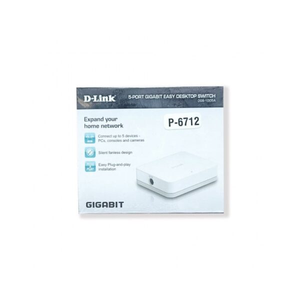 DLINK DESKTOP SWITCH 5 PORT GIGA (DGS 1005A)