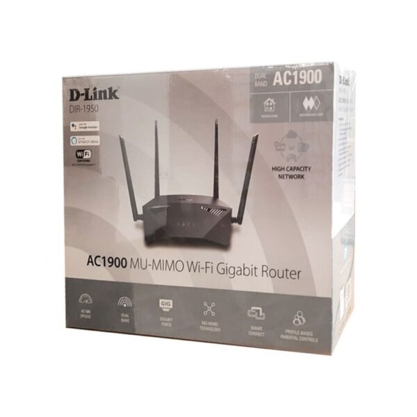 DLINK WIRELESS ROUTER DUAL BAND GIGABIT (DIR 1950 MU MIMO WIFI) 1300 MBPS