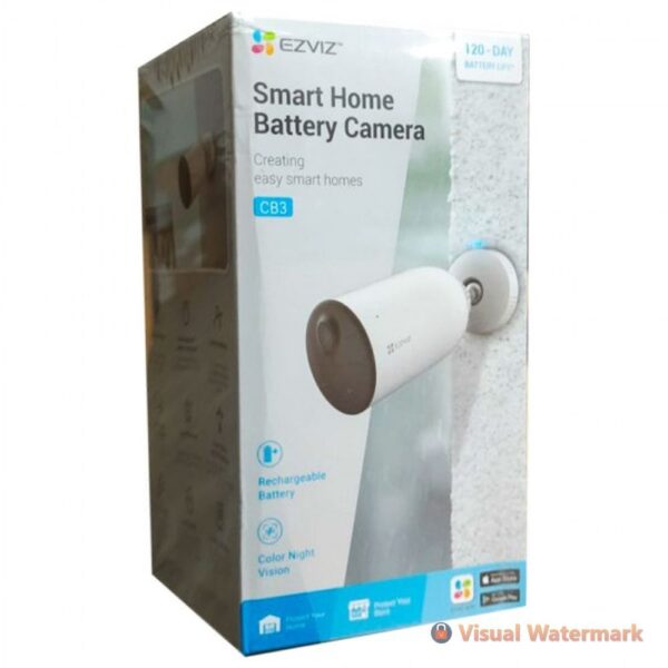 HIKVISION EZVIZ 2MP IP WIFI BULLET BATTERY CAMERA (CB3) WITH NIGHT COLOUR | 2 WAY AUDIO