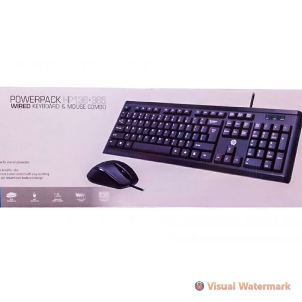 HP KEYBOARD MOUSE COMBO USB POWERPACK (YSG54PA)