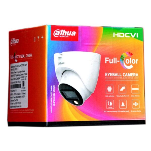 DAHUA DOME 2MP (HDW1209 TLQP) 3.6MM COLOR NIGHT VISION