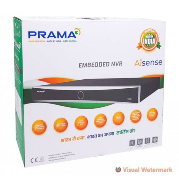 PRAMA IP NVR 16CH (NRAS2A16 K2) AISENSE 4K