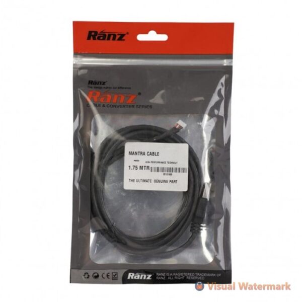 RANZ AADHAR USB CABLE FOR MANTRA DEVICE 1.8M