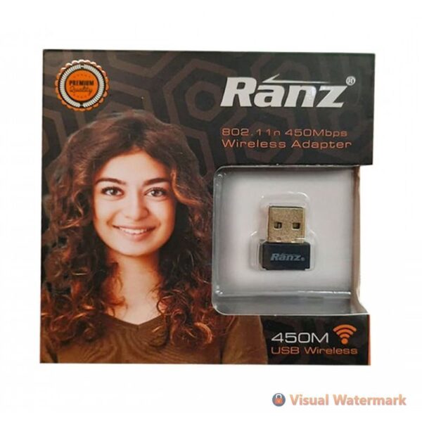 RANZ USB WIFI ADAPTER 450MBPS GOLD