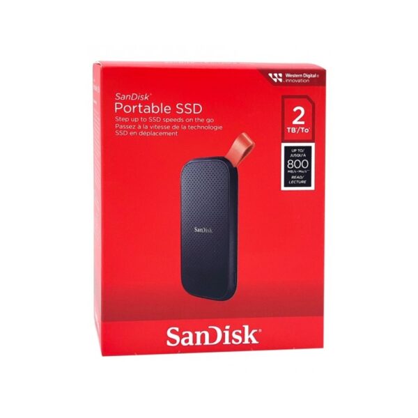 SANDISK EXTERNAL SSD 2TB E30 (TYPE C TO USB 3.2) BLACK