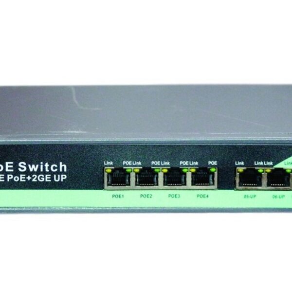 SECURELINK POE SWITCH 4 PORT GIGA (4 GIGA + 2 GIGA UPLINK)