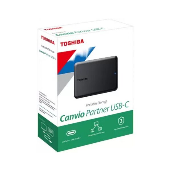 TOSHIBA EXTERNAL HARD DISK 2TB CANVIO PARTNER 2.5” TYPE C| USB 3.0