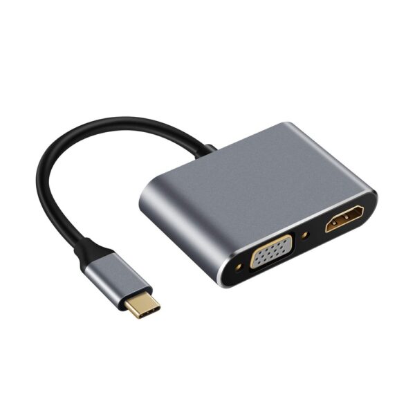 USB-C TO HDTV + VGA MULTIFUNCTION ADAPTER