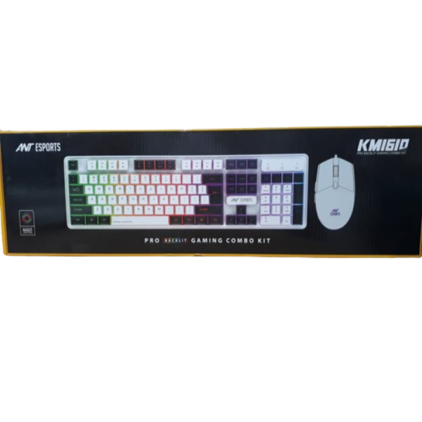 ANT ESPORTS GAMING KEYBOARD MOUSE COMBO USB KM1610 PRO BACKLIT