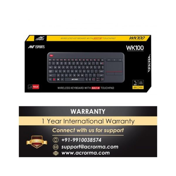 ANT ESPORTS KEYBOARD WIRELESS WITH TOUCH PAD WK100