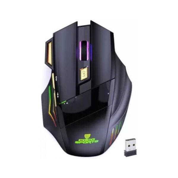 COCONUT GAMING MOUSE WIRELESS (WM22) GOLD