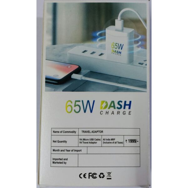 CONVA 65W DASH CHARGER