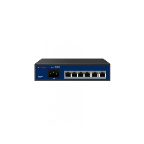 CPPLUS POE SWITCH 4 PORT (4 NORMAL + 2 NORMAL UPLINK) HPU4H2