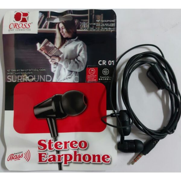 CROSS CR-01 STEREO WIRED EARPHONE