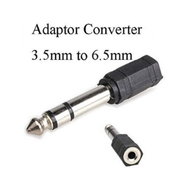 DI STEREO TO STEREO (6.3MM MALE TO 3.5MM FEMALE) CONVERTER