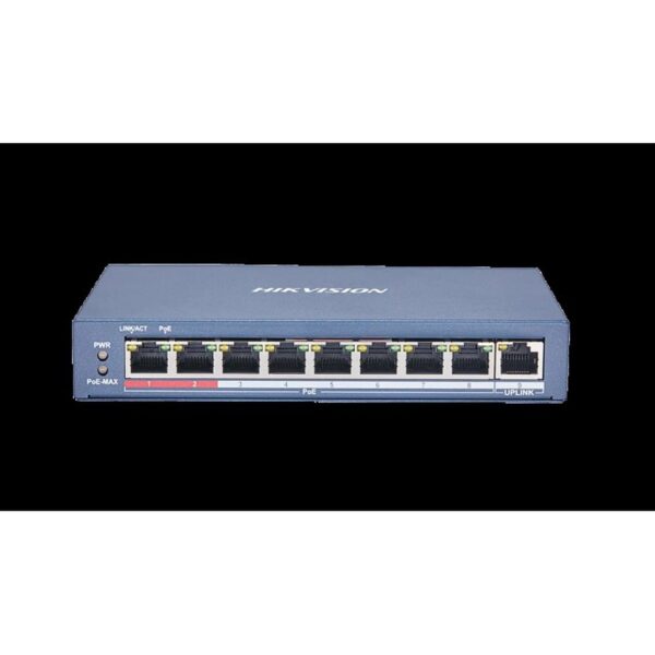 HIKVISION POE SWITCH 8 PORT 3E0109PEC (8 NORMAL + 1 NORMAL UPLINK) 3E0109P