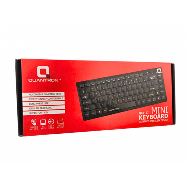 QUANTRON KEYBOARD USB MINI QKB17