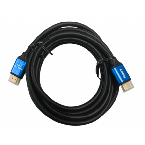 RANZ HDMI CABLE 1.5M 4K 30HZ 1080P WITH ETHERNET 10.2GB/S SPEED